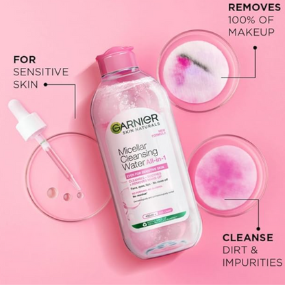 Garnier Micellar Cleansing Water Suitable For Sensitive Skin- 125ml