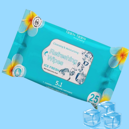 Teen Teen Refreshing Ice Wipes (25 Wipes)