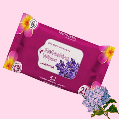 Teen Teen Refreshing Lavender Wipes (25 Wipes)