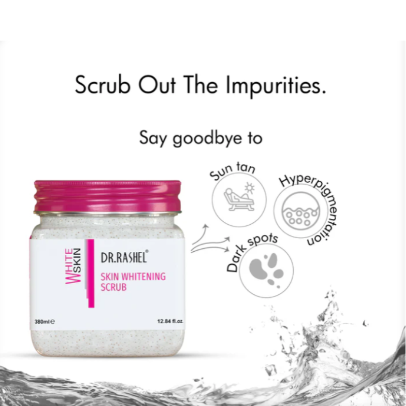 Dr Rashel White Skin Scrub- 380ml