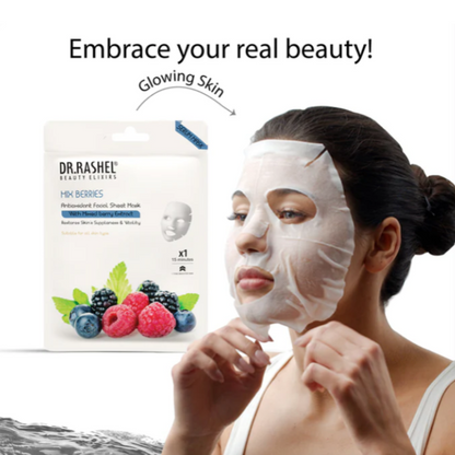 Dr Rashel Mix Berries Face Sheet Mask with Serum