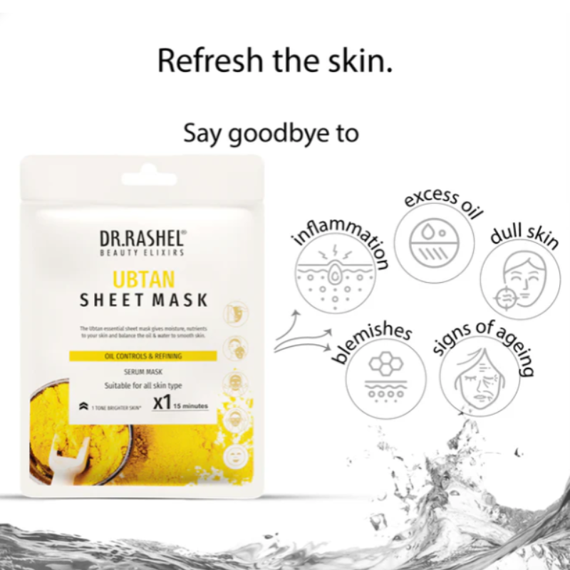 Dr Rashel Ubtan Face Sheet Mask with Serum