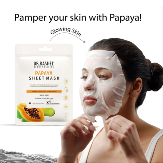 Dr Rashel Papaya Face Sheet Mask with Serum