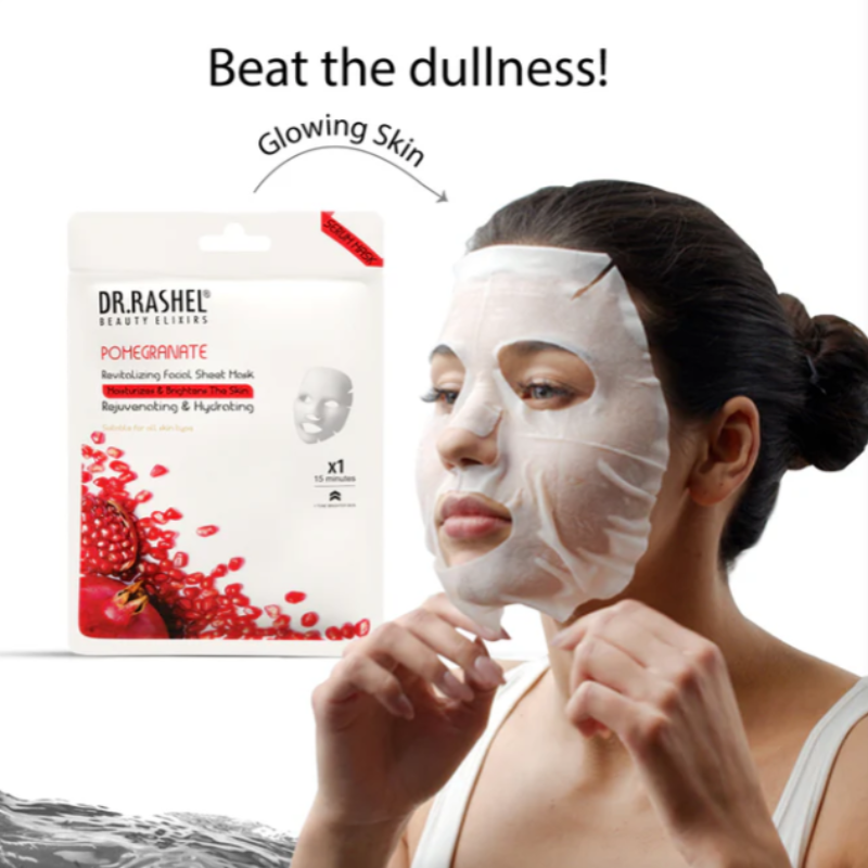 Dr Rashel Pomegranate Face Sheet Mask with Serum