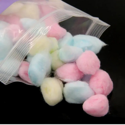 Cotton Balls Multi Colour- 50 Balls